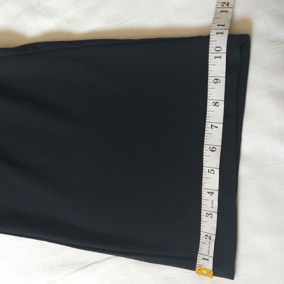 Ellen Tracy Black Wide Leg Casual Stretch Pants - Picture 13 of 15